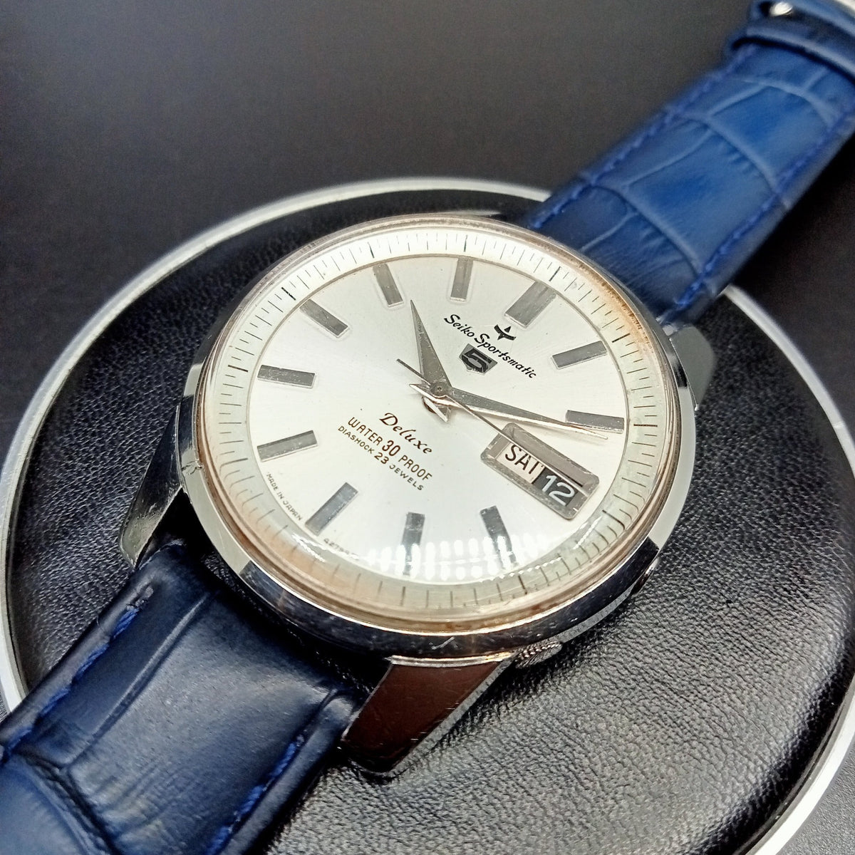 Seiko sportsmatic 5 deluxe 23 outlet jewels