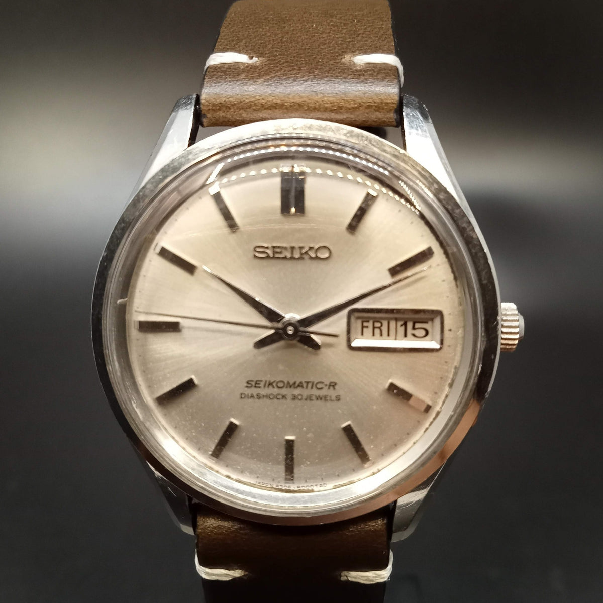 Birthday Watch August 1965! Seiko 8306-8000 Seikomatic-R SS SUWA JDM 30J  Automatic Watch