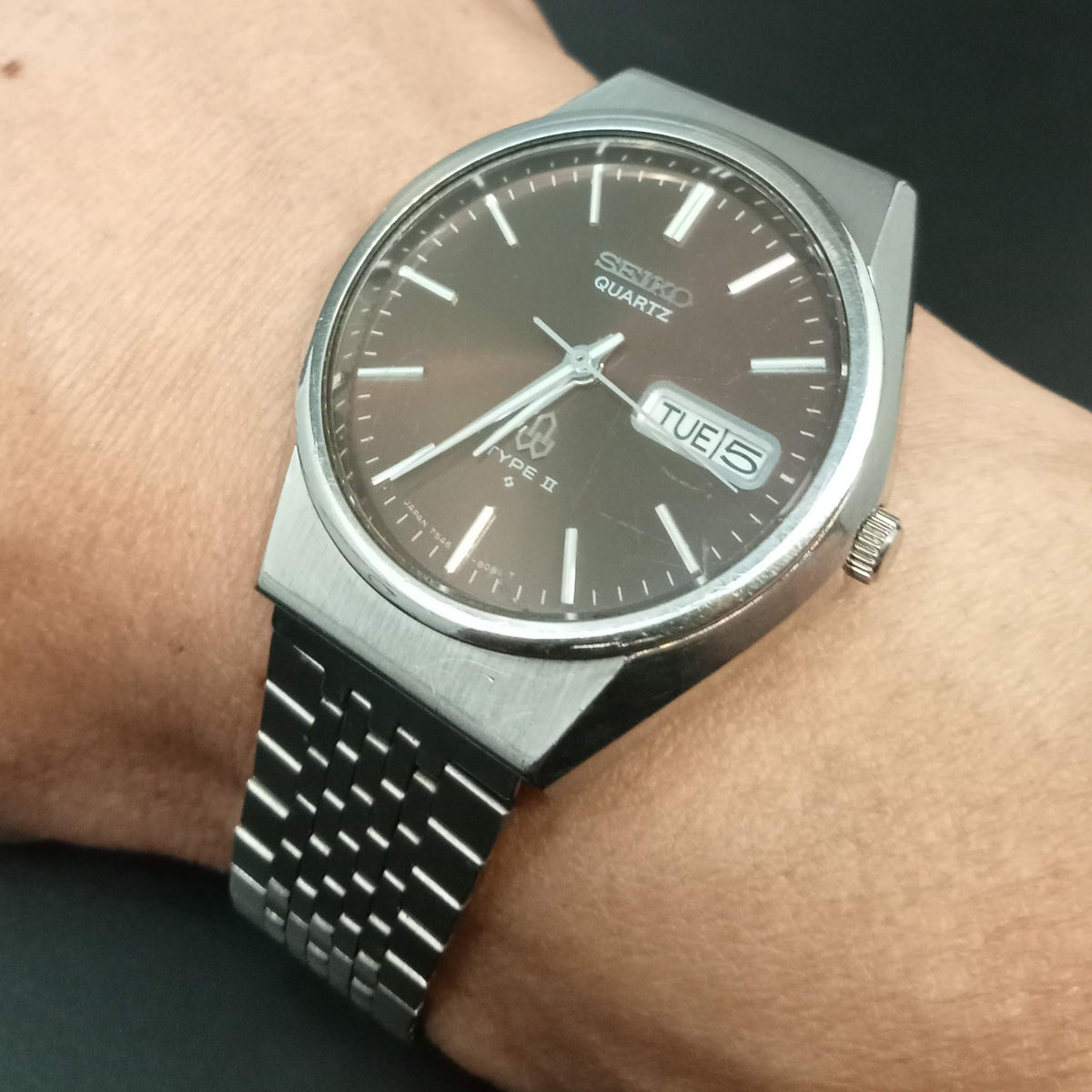 SEIKO TYPEII 1978 デイト アラビック SEIKO クォーツ TYPEⅡ