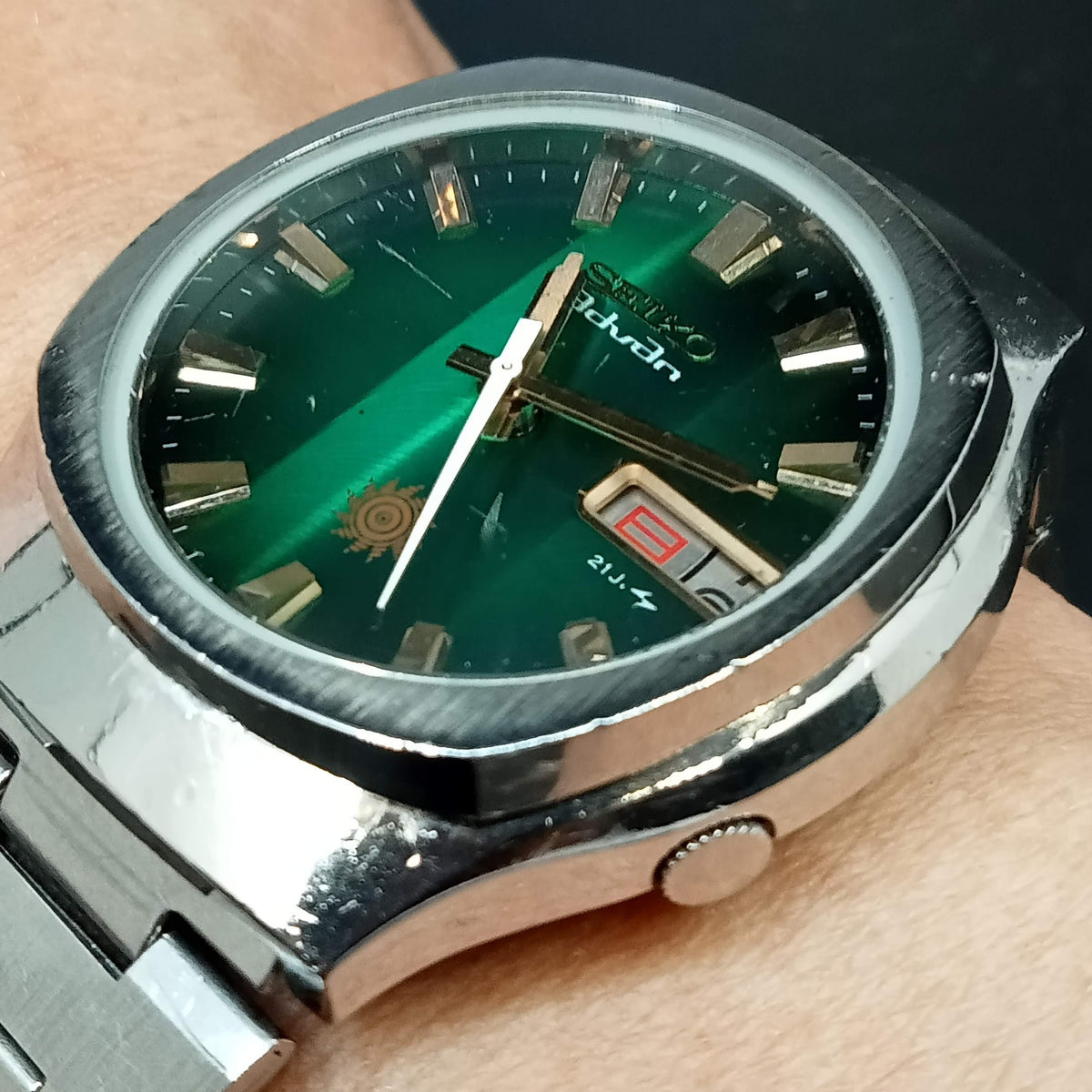 精度良好】SEIKO advan セイコー アドバン ビンテージ自動巻き時計