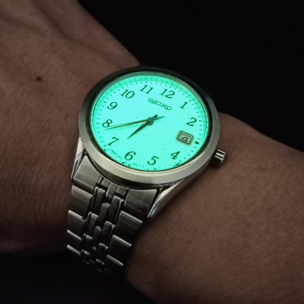 Birthday Watch October 1999! Seiko 7N42-9100 Luminous Dial