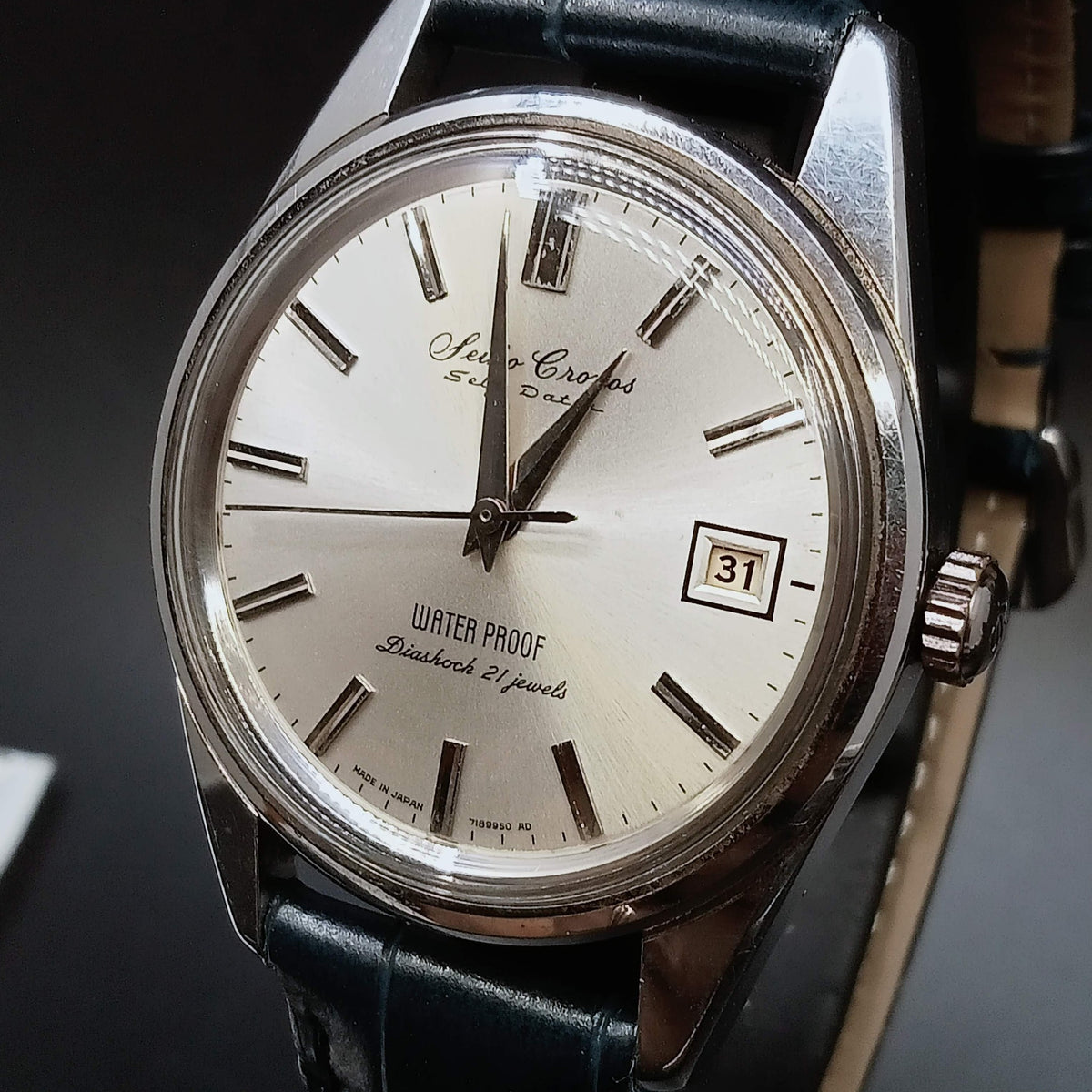 Collectible! January 1963 Seiko Cronos 7189950 Self-Dater J13050