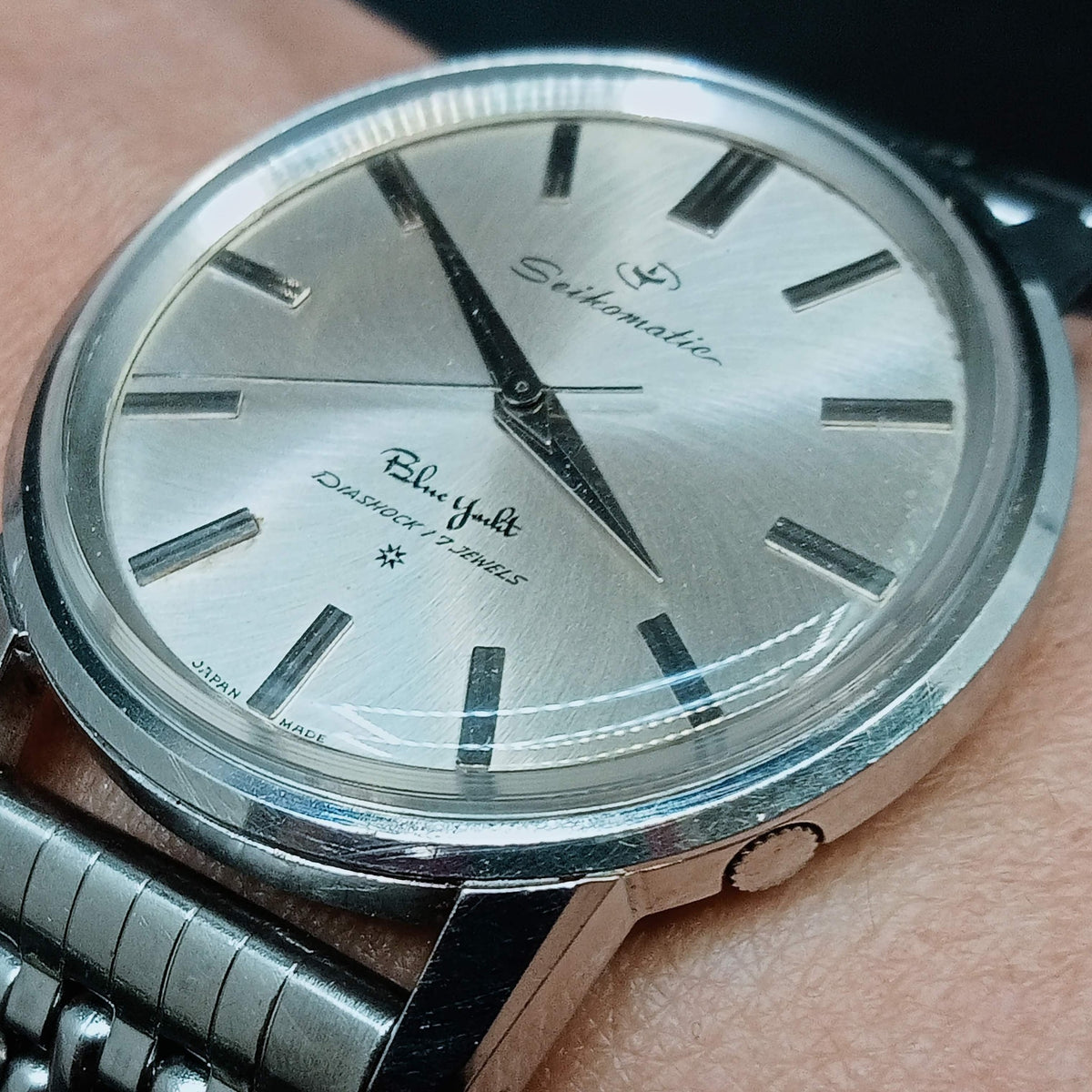 稼働】SEIKO matic セイコーマチック ブルーヨット J13034E Yahoo