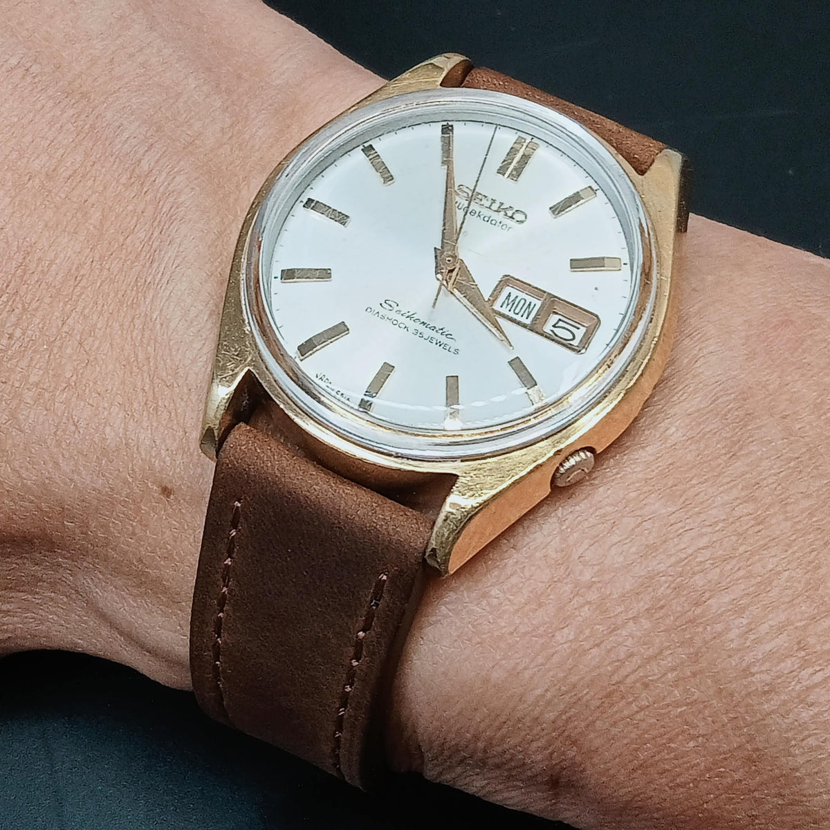 Birthday Watch June 1965 Seiko 6218-8950 Seikomatic Weekdater SUWA