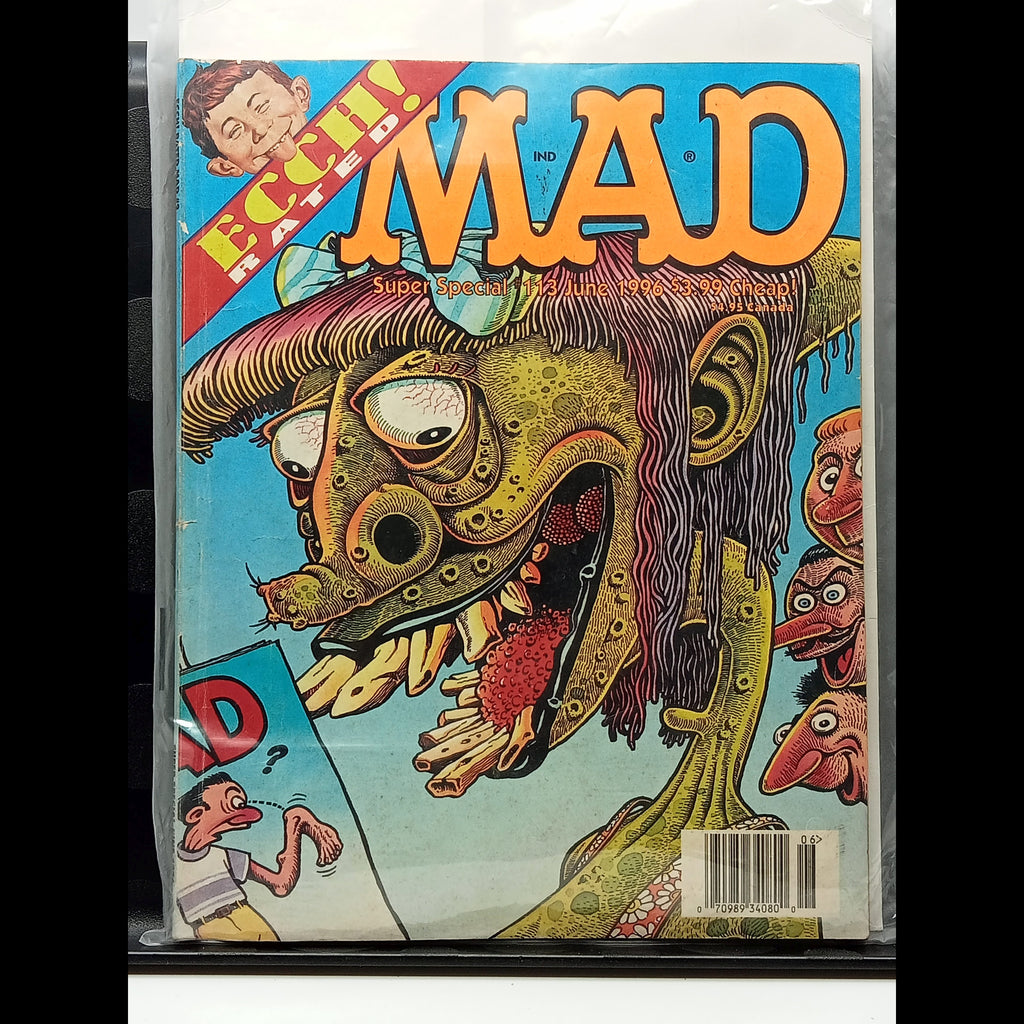 Books + Comics Mad Magazine June 1996, Super Special Vintage Magazine Edition 113