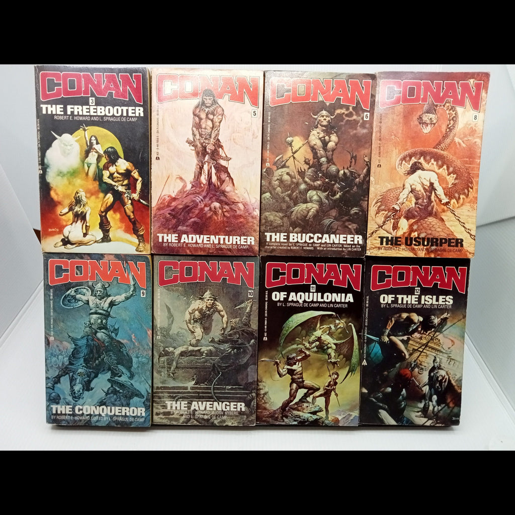 Conan by Robert Howard and L Sprague De Camp (1967) Novel Collection, Books + Comics