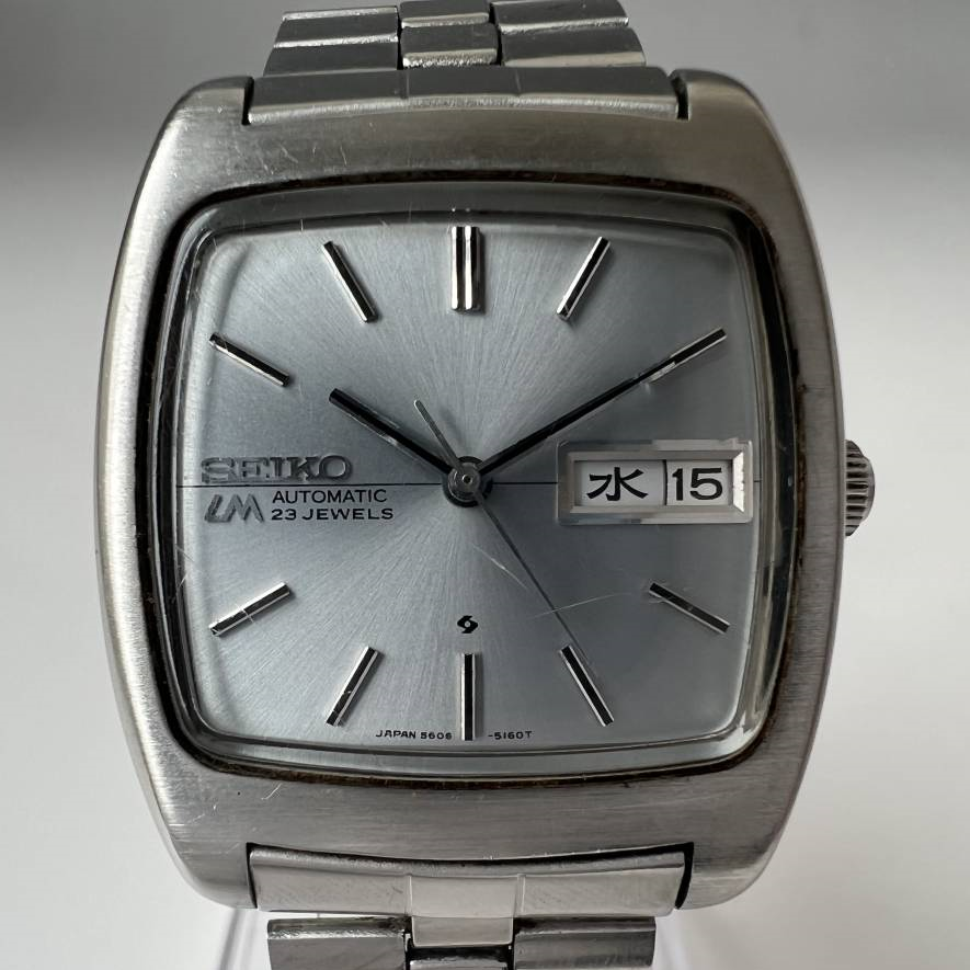 AUCTION: Birthday Watch December 1971! Seiko 5606-5040 Lord Matic Week-Dater TV SUWA 23J Automatic Watch (OH)