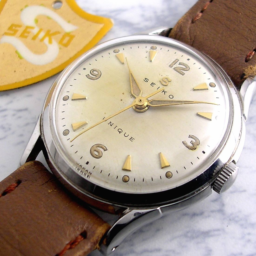 Seiko 1940s Seikosha Unique 9 Jewel, 15K Gold-Filled Mechanical Watch New Old Stock (NOS)