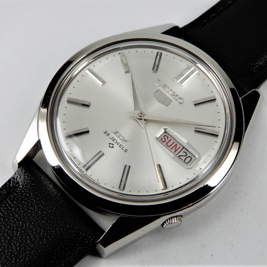 AUCTION Restored Birthday Watch July 1967 Seiko 5 6106 8000 DX SUWA 25J Automatic Watch OH