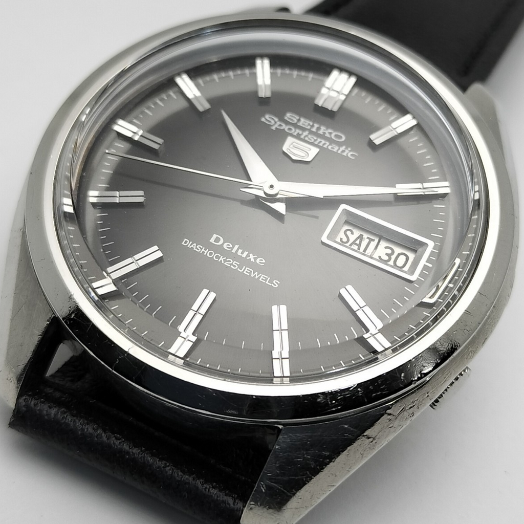 Birthday Watch February 1967! Seiko 5 Sportsmatic Deluxe 7619-9060 25J Automatic Watch (OH)