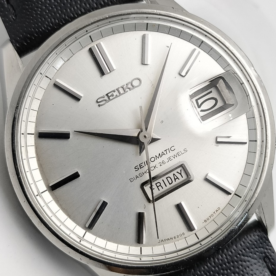 Birthday Watch October 1965! Seiko 6206-8040 Seikomatic SUWA 26J Automatic Watch (OH)