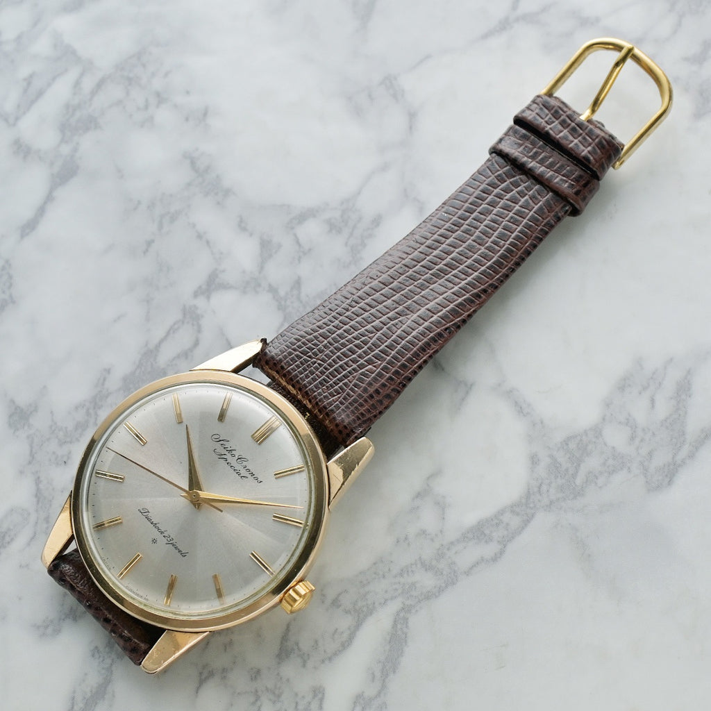 FULLY RESTORED! Birthday Watch Vintage 1962! Seiko 810 J15033 Cronos Special DAINI JDM 23J Mechanical Watch (OH)