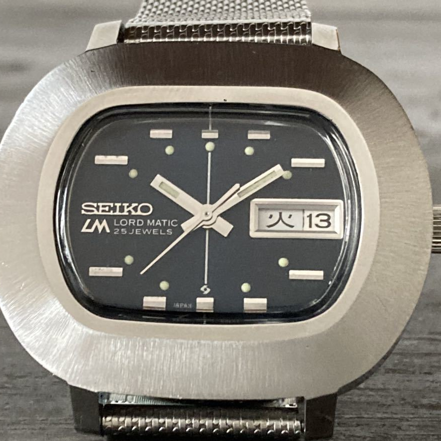 Birthday Watch June 1972! Seiko 5606-5011 Lord Matic Week-Dater TV SUWA 25J Automatic Watch (OH)
