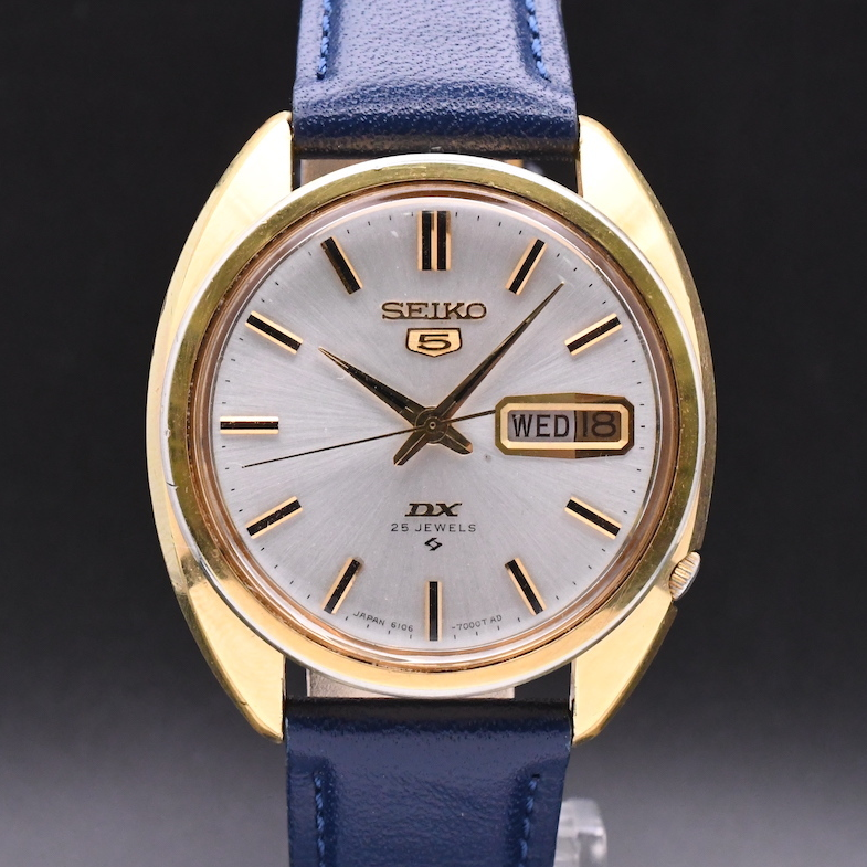 Restored! Birthday Watch June 1967! Seiko 5 6106-7000 DX SUWA 25J Automatic Watch (OH)