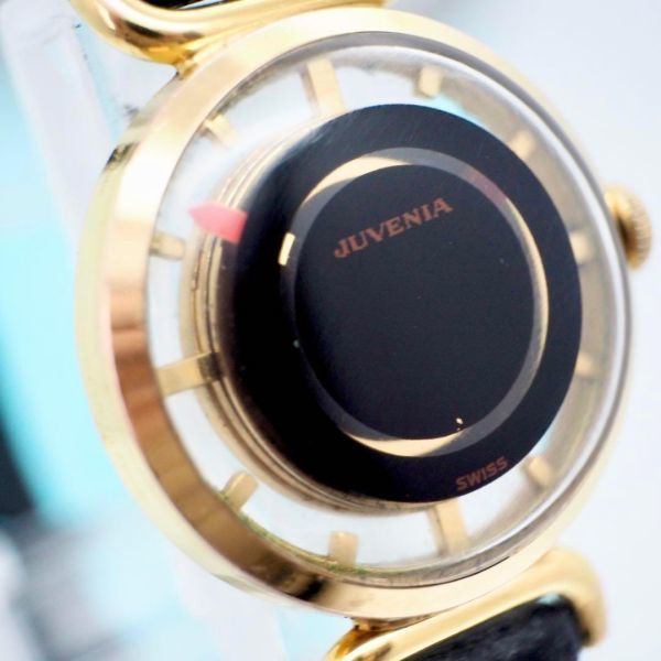 Collectible Circa 1950s Juvenia Cal 965 "Mystere" Skeleton 17J Mechanical Watch (OH)