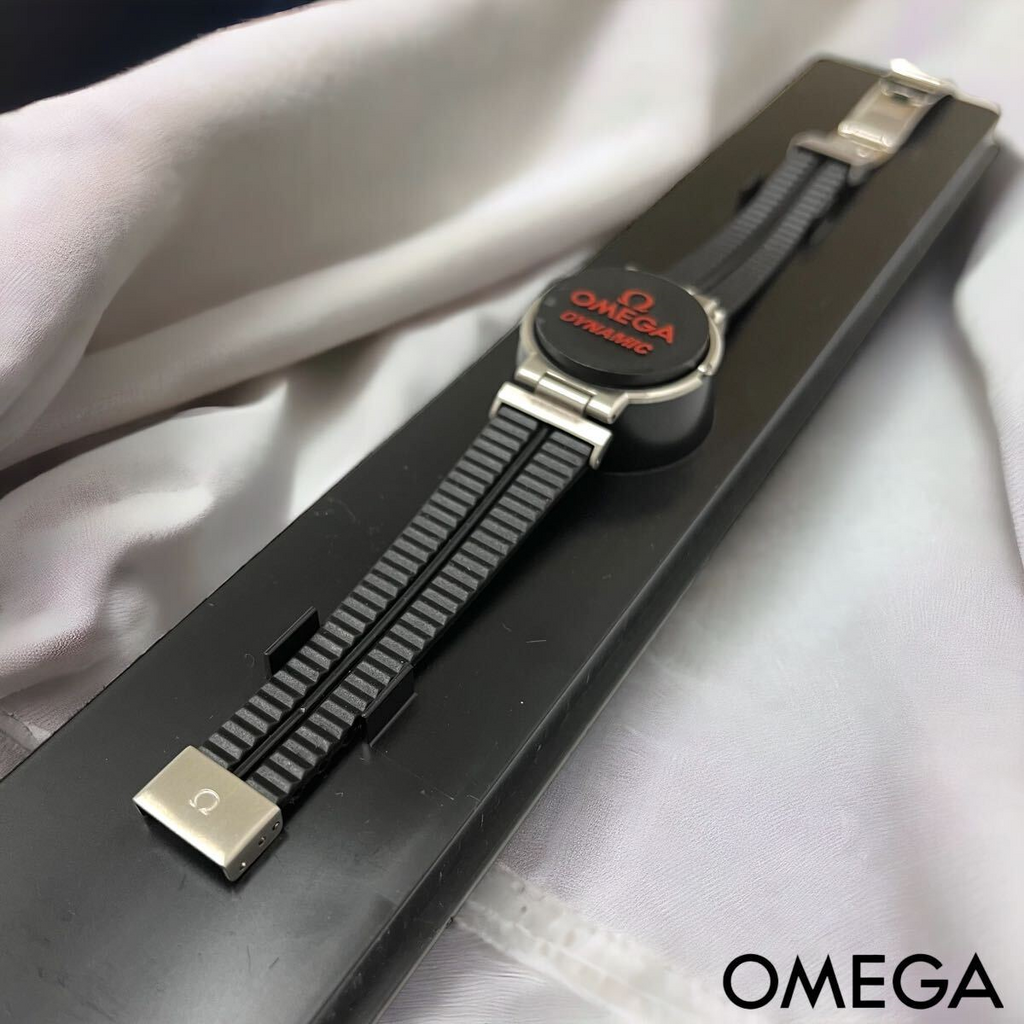 BNIB Omega Geneve Ladies Dynamic Spider Ref.35/1022, Length 160mm Watch Silicon Strap