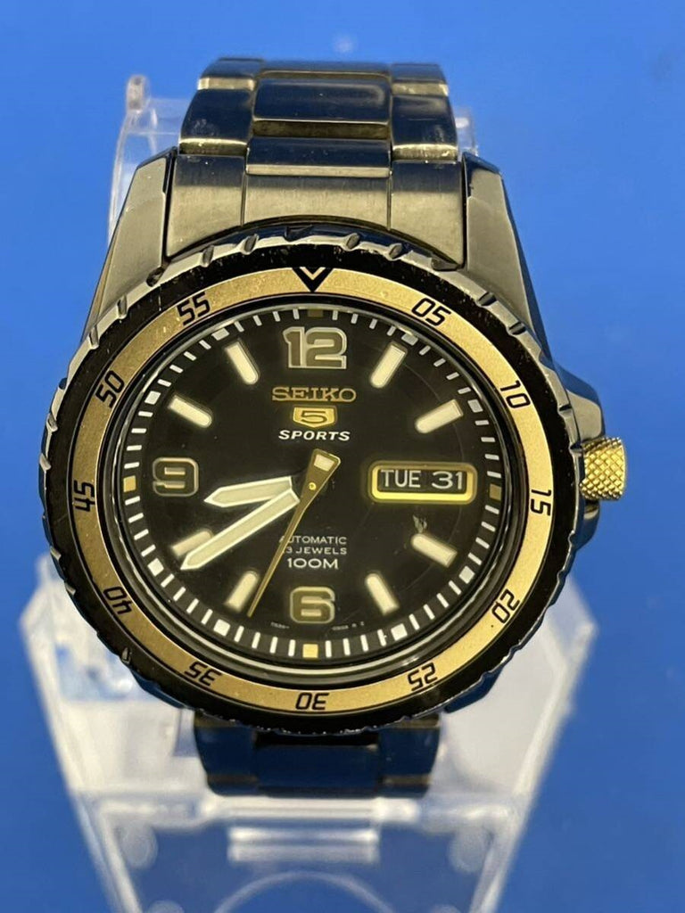 Birthday Watch December 2009! Discontinued! Seiko 5 Sports 7S36-03V0 23J Automatic Watch (OH)