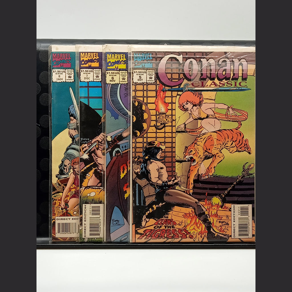 Marvel Conan Classic 1994 Volume 1 Edition 5, 6, 7 and 8 MINT Condition Books + Comics