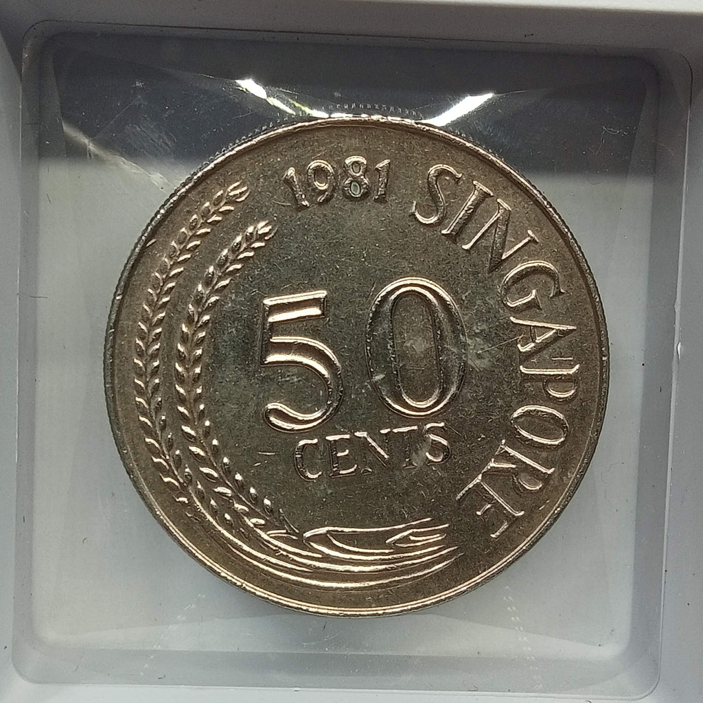The Singapore Mint 50周年記念コイン　美品 Coin, Singapore, 50 Cents, 2013, Singapore Mint, , Copper-nickel