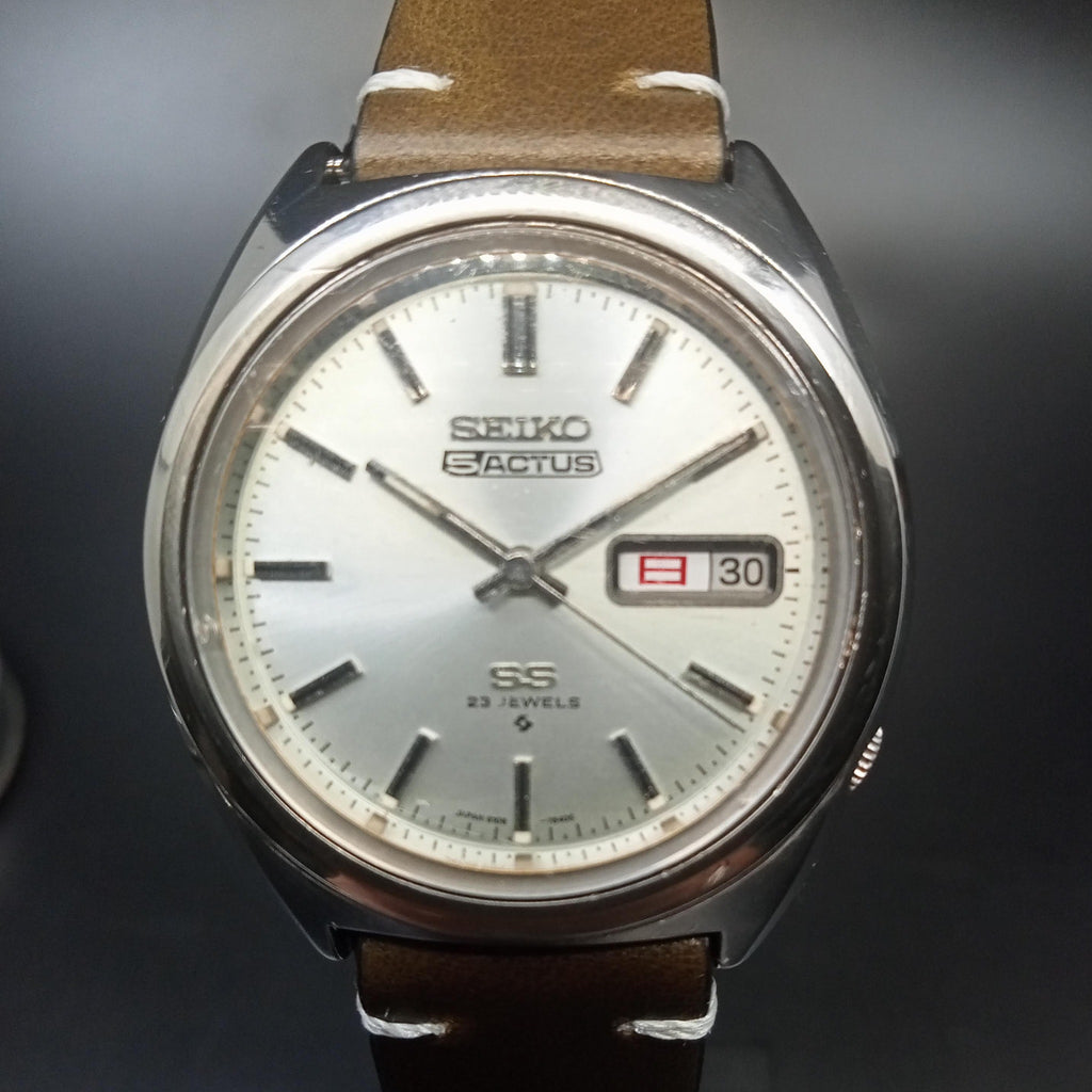 AUCTION: Birthday Watch October 1971! Seiko 5 Actus 6106-7520 SS SUWA 23J Automatic Watch