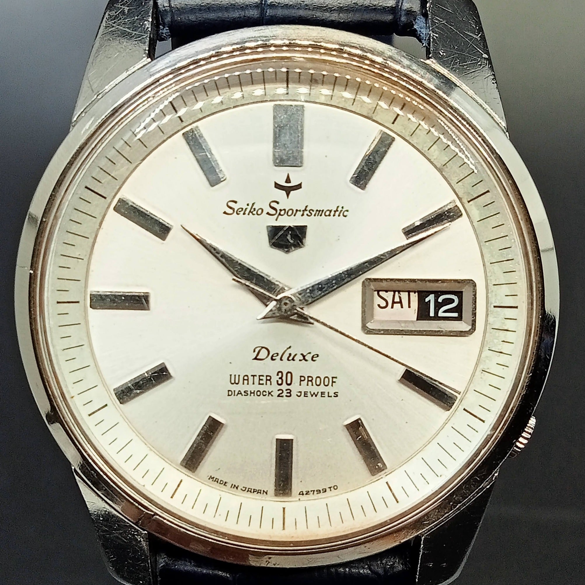 Birthday Watch January 1965! Seiko 7606-7991 Sportsmatic Deluxe DAINI 23J Automatic Wrist Watch