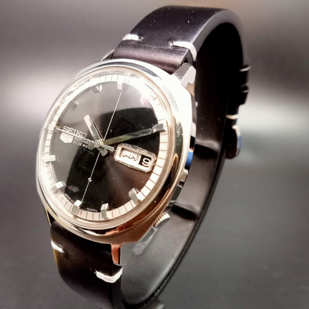 Birthday Watch October 1973! Seiko 5 6119C-6003 SUWA 21J Automatic Watch