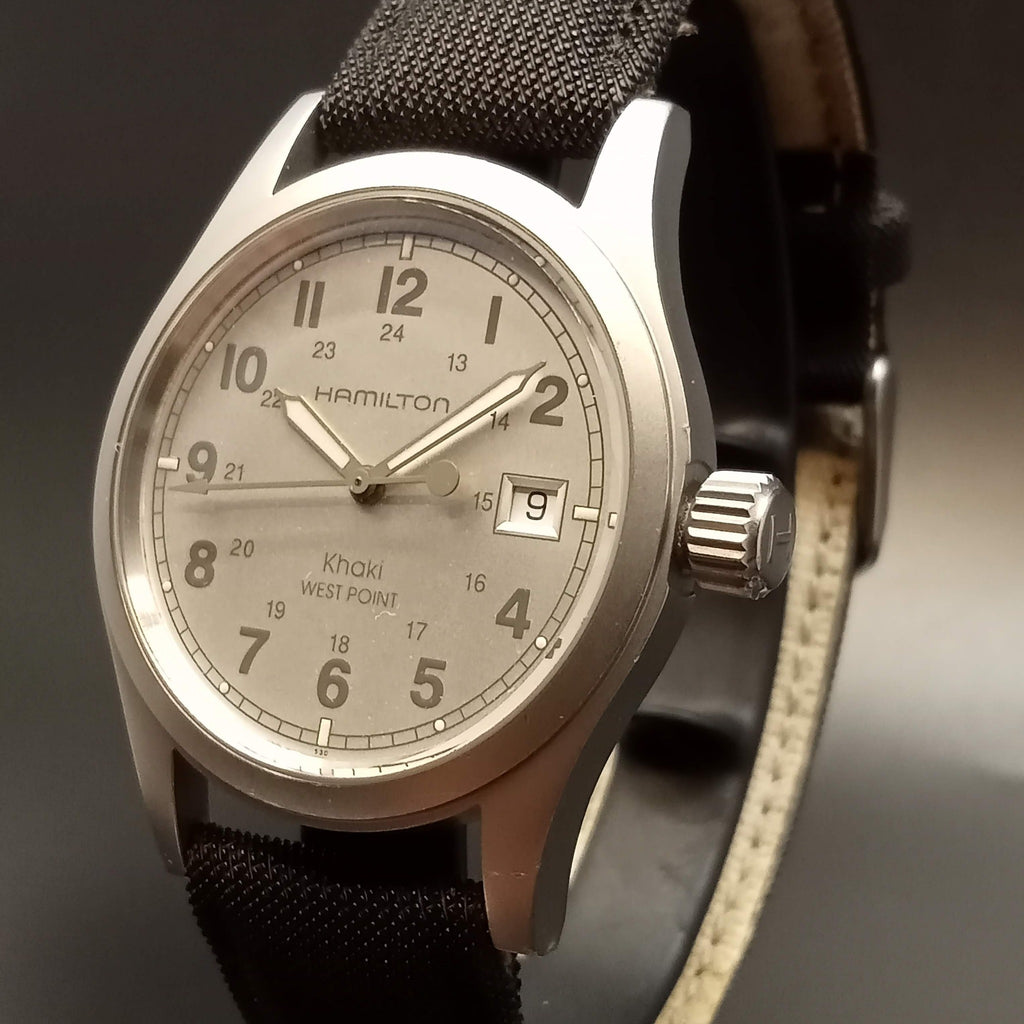 AUCTION: Limited Edition Collectors Item! Hamilton Khaki West Point H684110 38mm Swiss-Made Military Quartz Watch