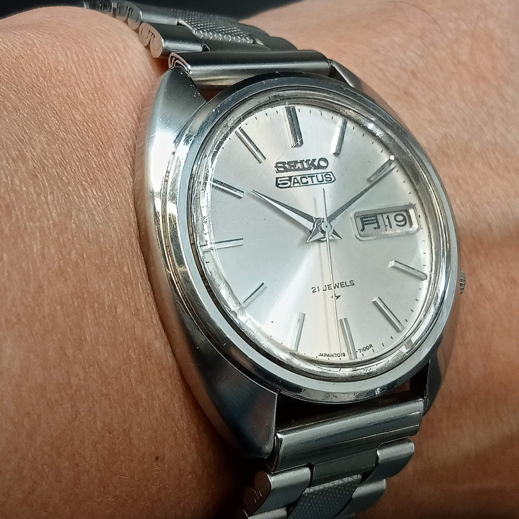Birthday Watch January 1972! Seiko 5 Actus 7019-7080 DAINI 21J Automatic Watch