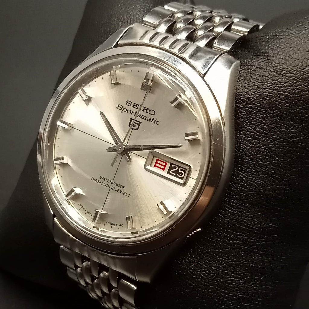 Seiko 5 6619-8110 Sportsmatic 1966 May SUWA JDM 21J COLLECTORS