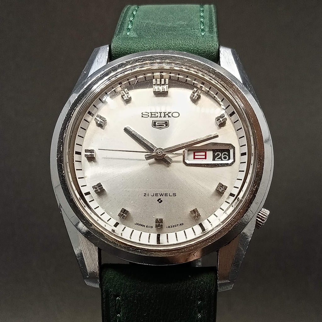 Birthday Watch September 1968! Seiko 5 6119-8021 Seikosha "Silverado" SUWA JDM 21J Automatic Watch