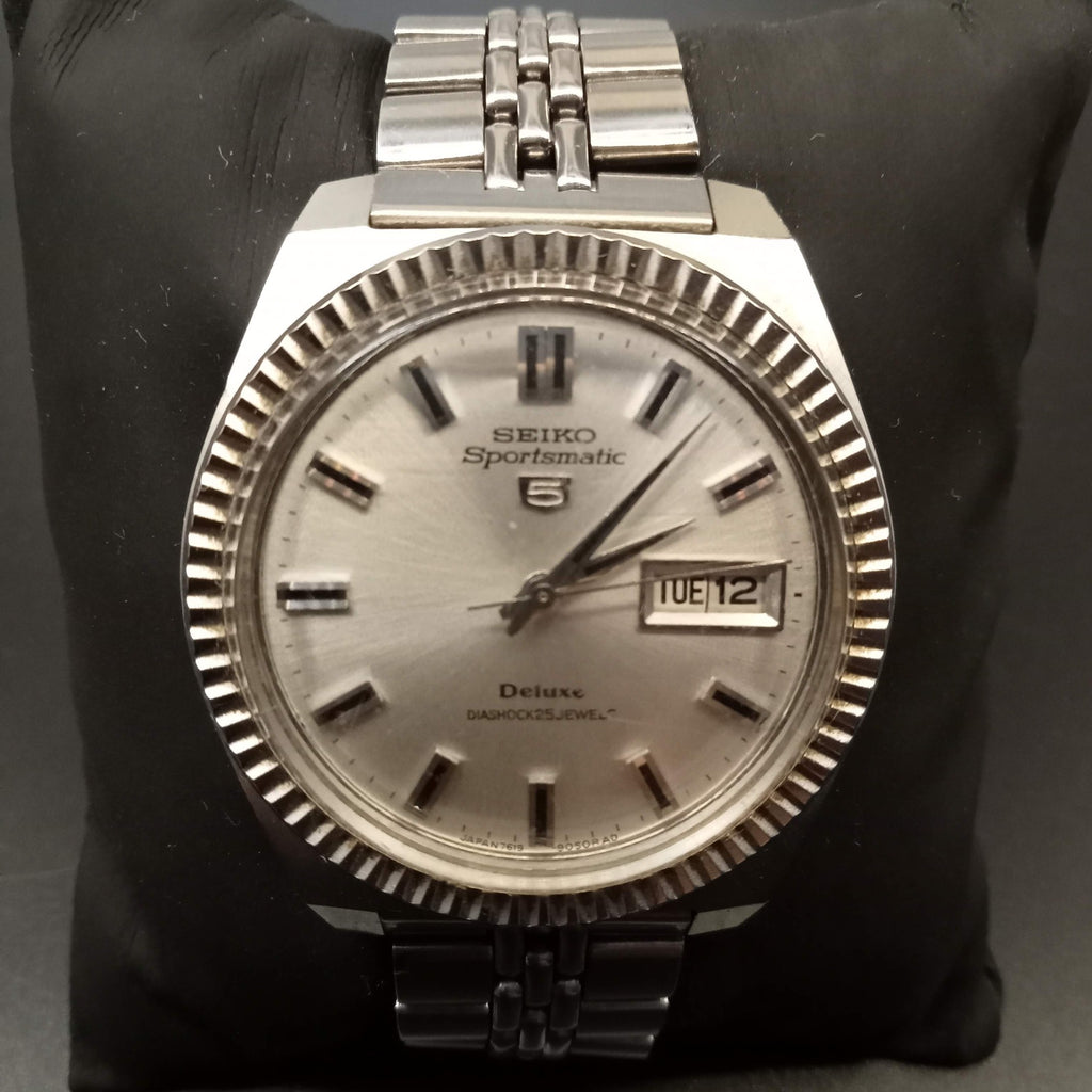 AUCTION: Birthday Watch January 1967! Seiko 5 Sportsmatic Deluxe 7619-9041 25J Automatic Watch (OH)