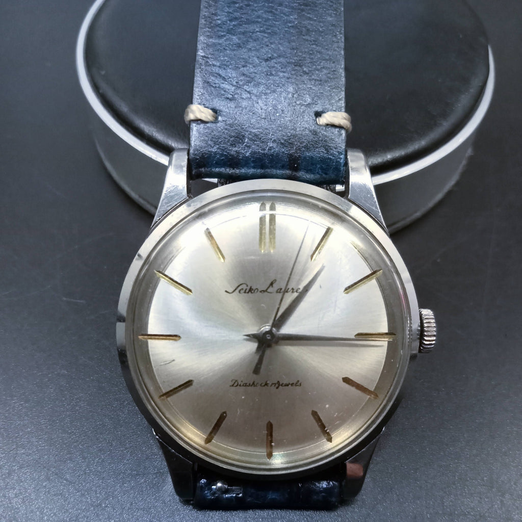 AUCTION: Birthday Watch September 1968! Seiko Laurel J14010 JDM SUWA 17J Mechanical Wrist Watch (OH)