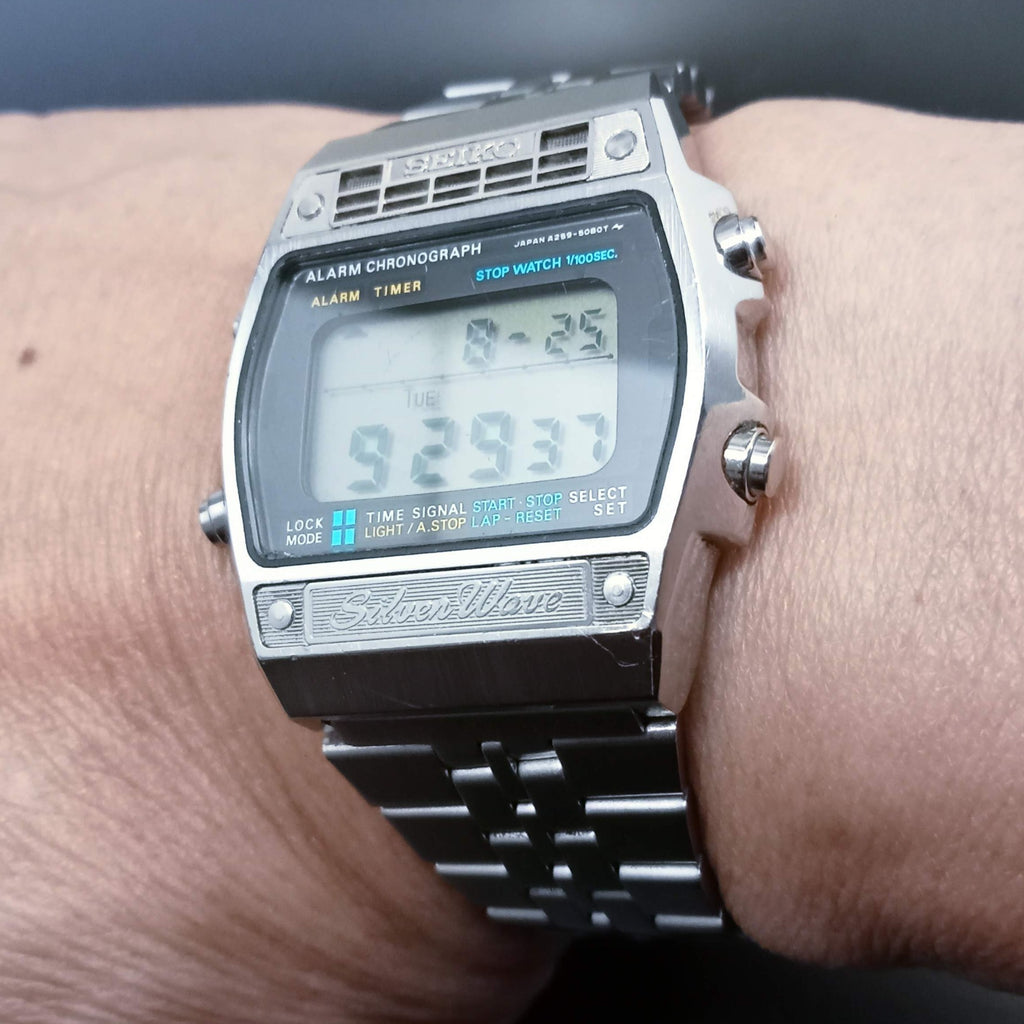 Birthday Watch November 1979! Seiko Silverwave A259-5090 Chronograph Quartz  Watch