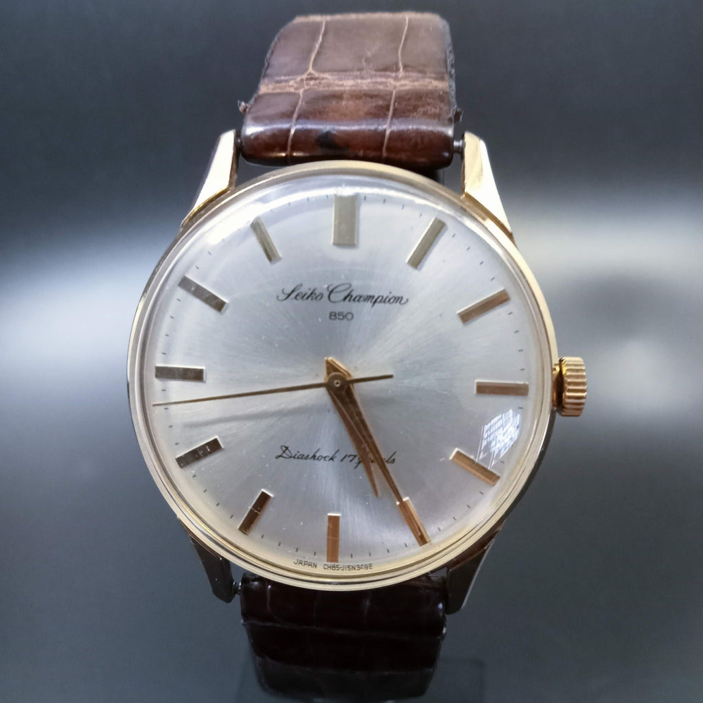 Birthday Watch 1964! Seiko Champion 850 J15018 DAINI, 17J Mechanical Watch (OH)