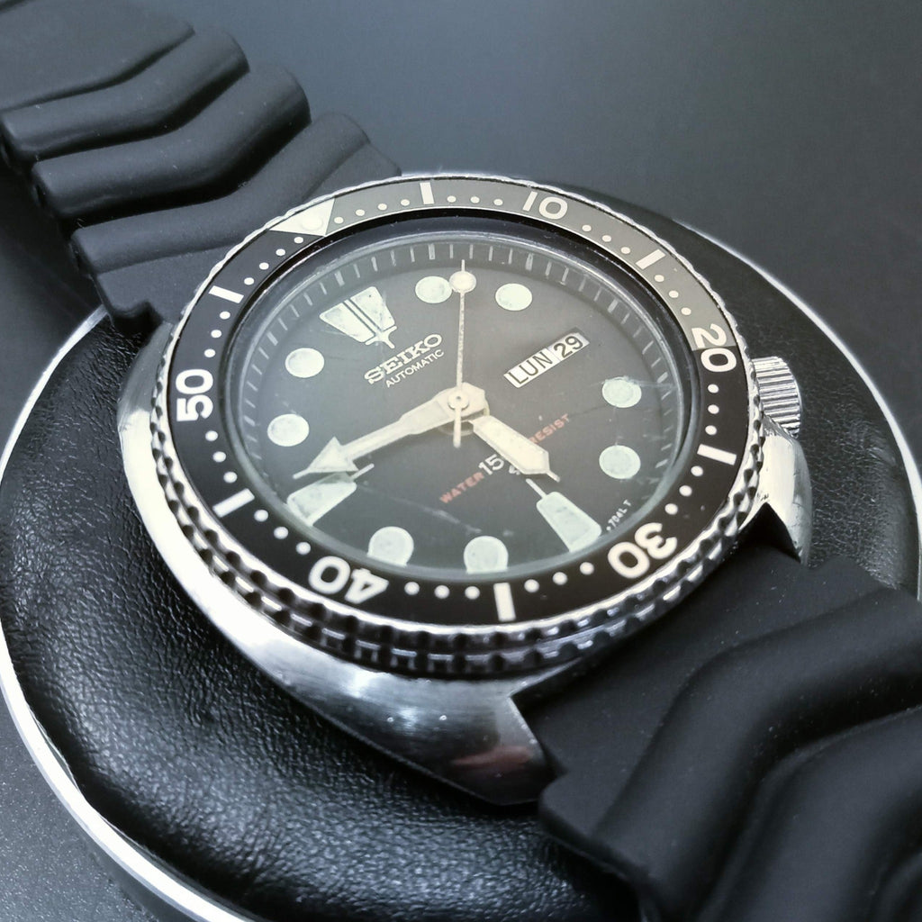 NOS! Birthday Watch May 1981! Seiko 6309-7040 Turtle 4th Generation Diver's SUWA 17J Automatic Watch (OH)