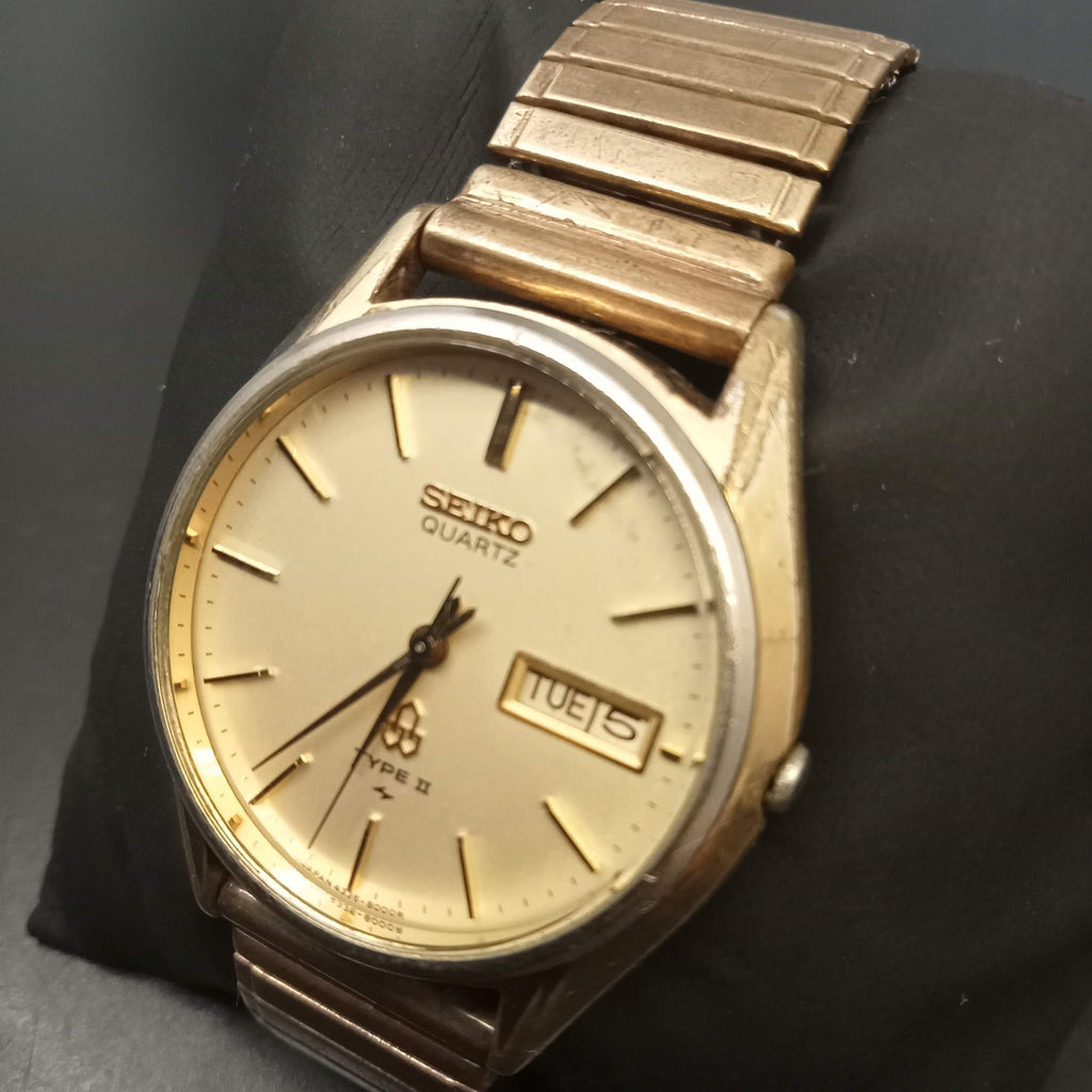 Birthday Watch April 1978! Seiko 4336-8000 Type II JDM Quartz Wrist Watch (OH)