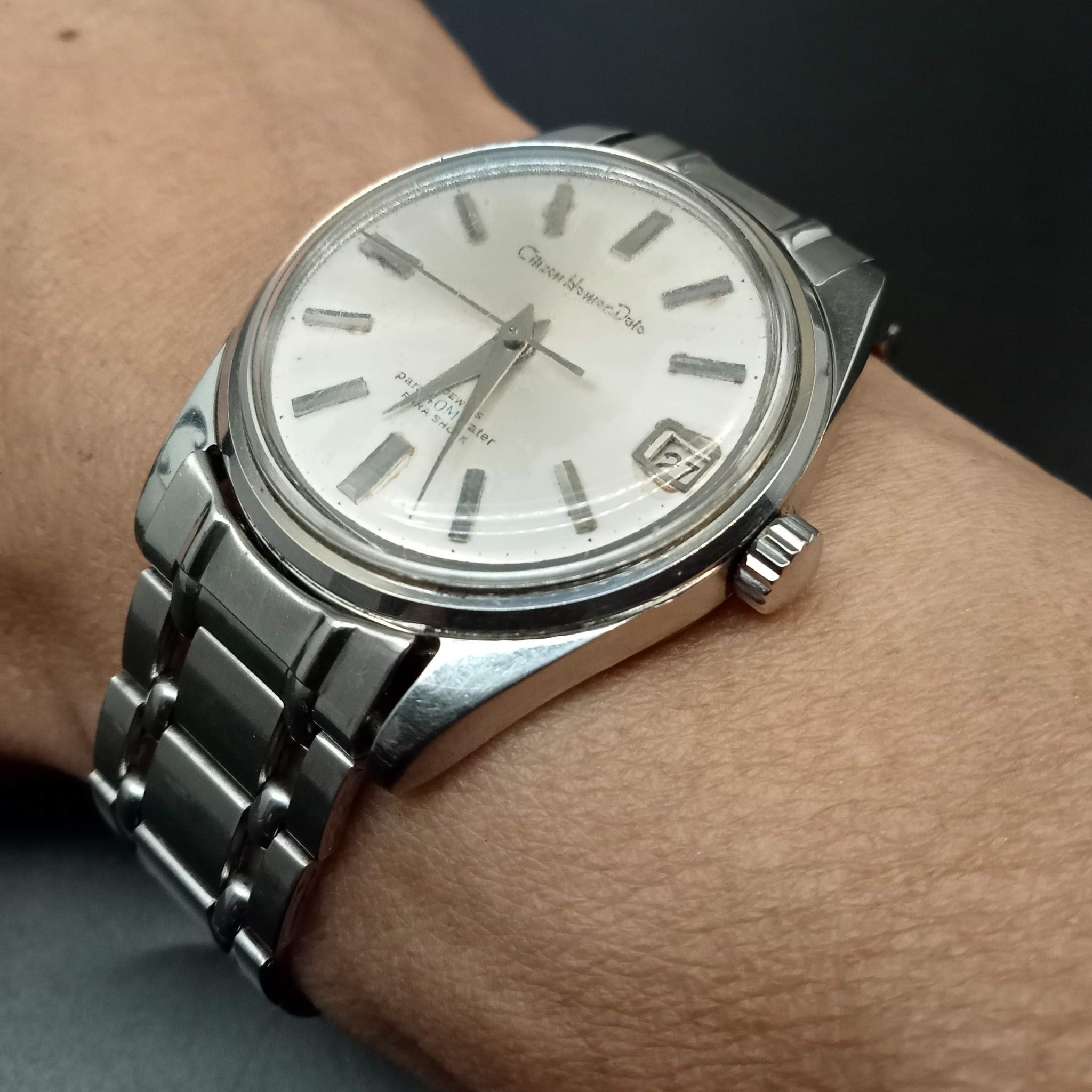 Circa 1960s Citizen Homer Date 51201 17J Mechanical Watch