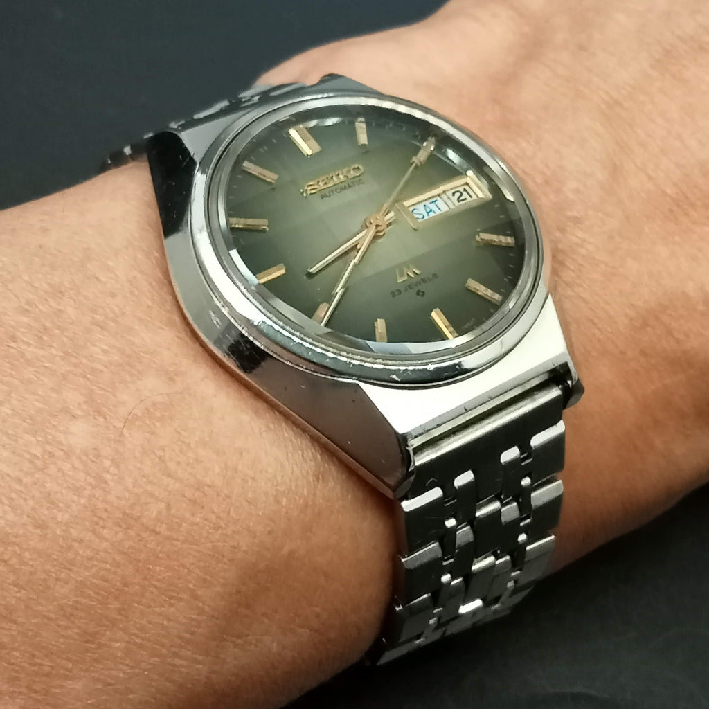 FULLY RESTORED! Birthday Watch! October 1973 Seiko 5606-7310 Lord Matic JDM Week-Dater SUWA 23J Automatic Watch (OH)