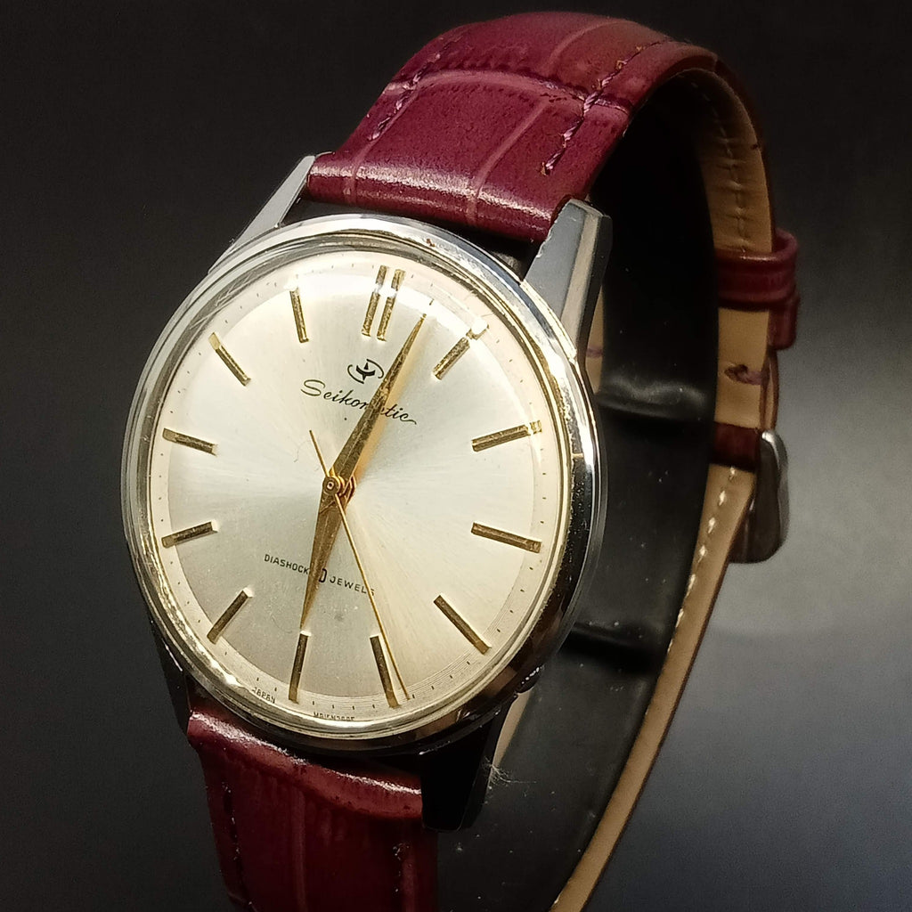 Birthday Watch January 1965! Seiko 603 J15031DE Seikomatic SUWA 20J Automatic Watch (OH)