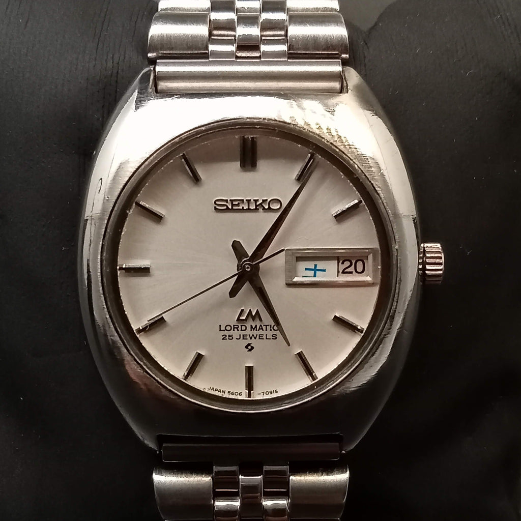 Birthday Watch May 1971! Seiko 5606-6000 Lord Matic Weekdater JDM SUWA 23J Automatic Watch (OH)