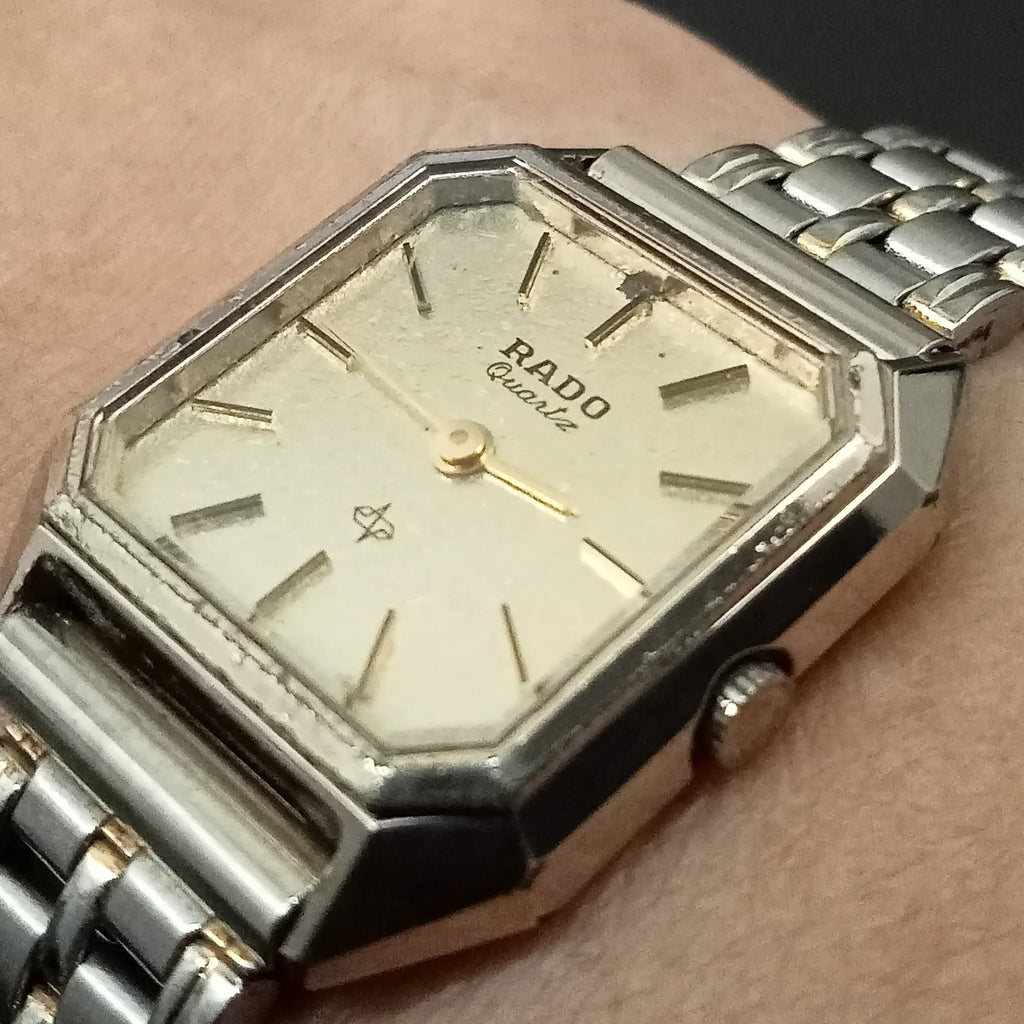 AUCTION: Circa 1970s Rado Lady Tank K0400183 Quartz Wrist Watch (OH)