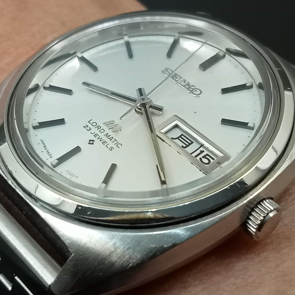 RESTORED! Birthday Watch July 1970! Seiko 5606-7140 Lord Matic Weekdater JDM SUWA 23J Automatic Watch (OH)