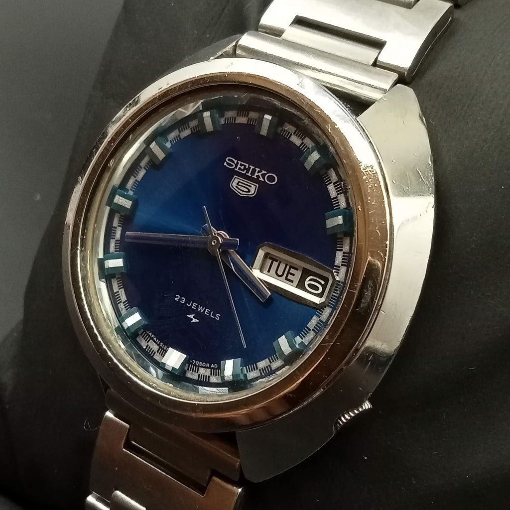 RESTORED! Birthday Watch January 1969! Seiko 5 5126-7030 Oversized