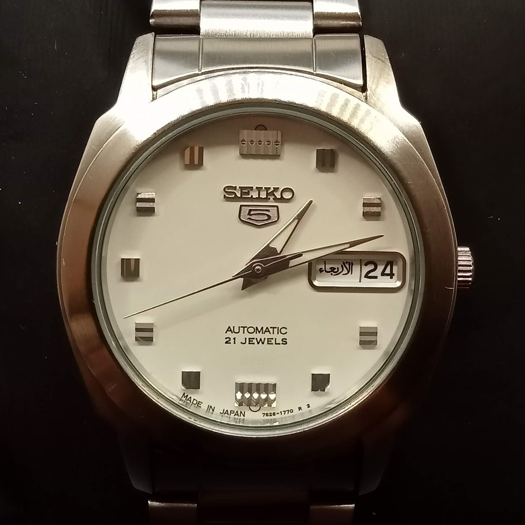 RESTORED! Birthday Watch January 2001! Discontinued Collectible! Seiko 5 7S26-0400 21J JDM Automatic Watch (OH)