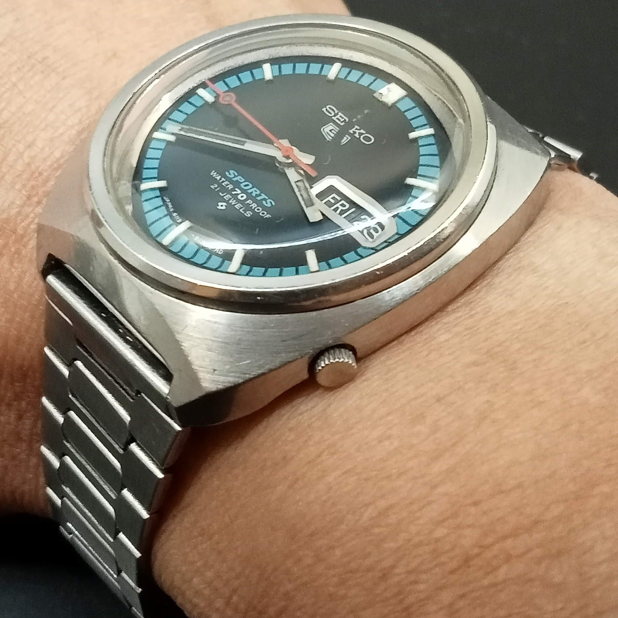 Birthday Watch September 1968! Seiko 6119-8130 Sports SUWA 21J Automatic Watch (OH)