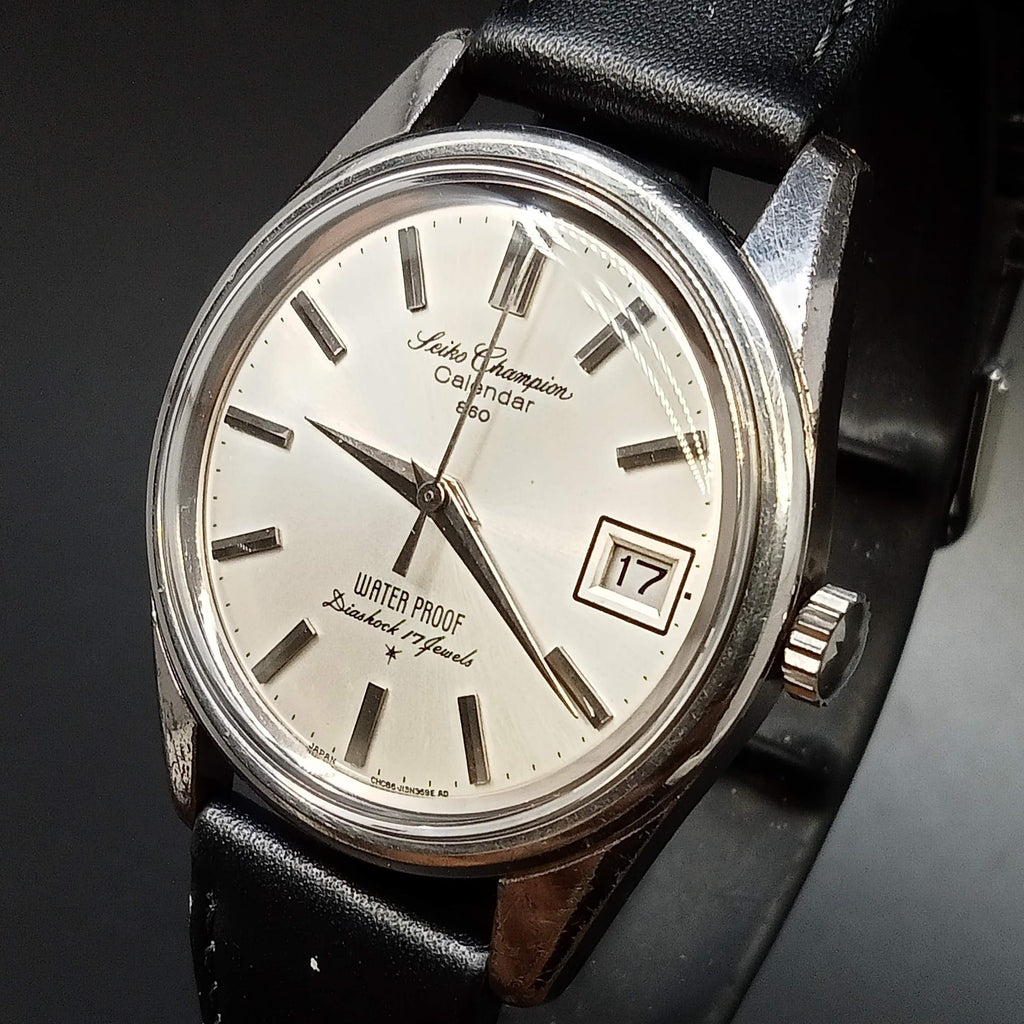 【SEIKO】7622-8981 champion ヴィンテージ 65年 稼働品 Vintage watch Seiko Champion Calendar 860 7622-8981 , March