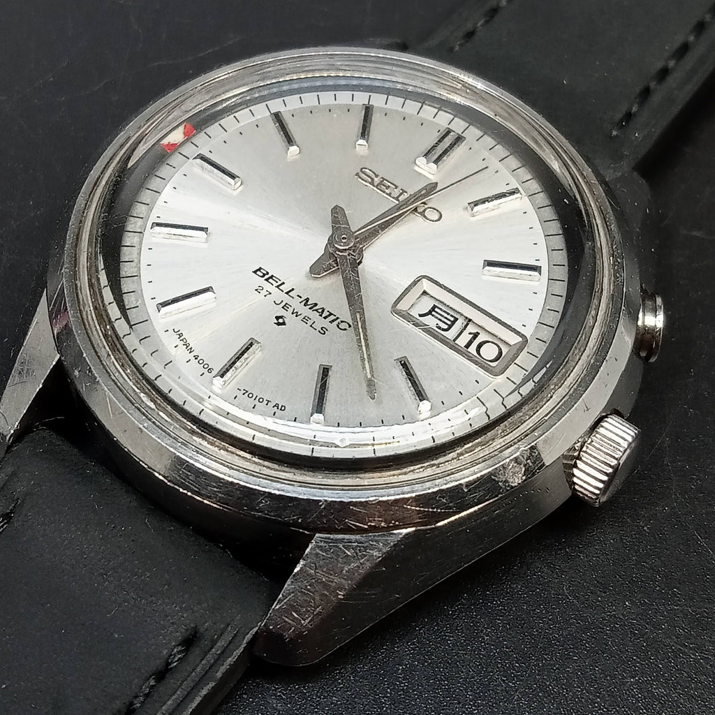 Birthday Watch April 1978! Seiko Bellmatic 4006-7010 SUWA JDM 27J Automatic Watch (OH)