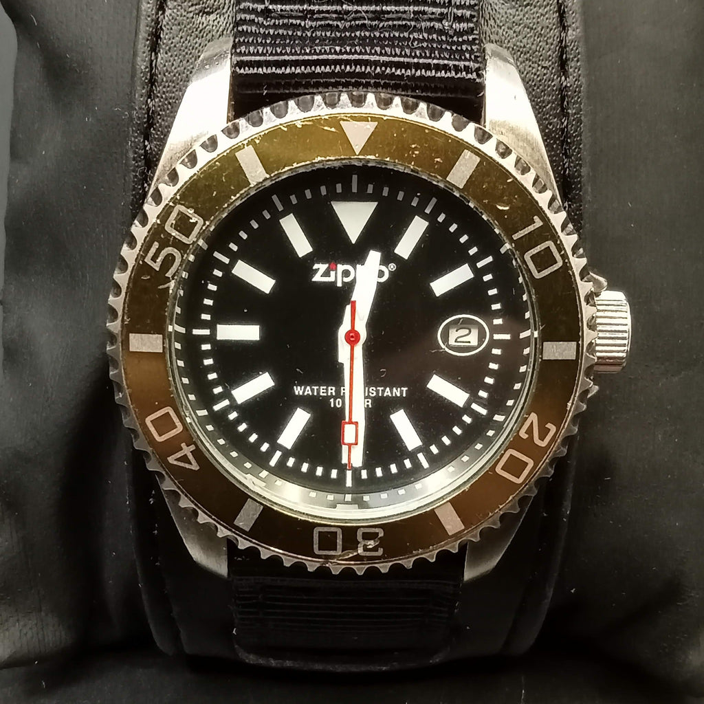 AUCTION: Limited Edition! Zippo ZPW003 Diver's Quartz Watch (OH)