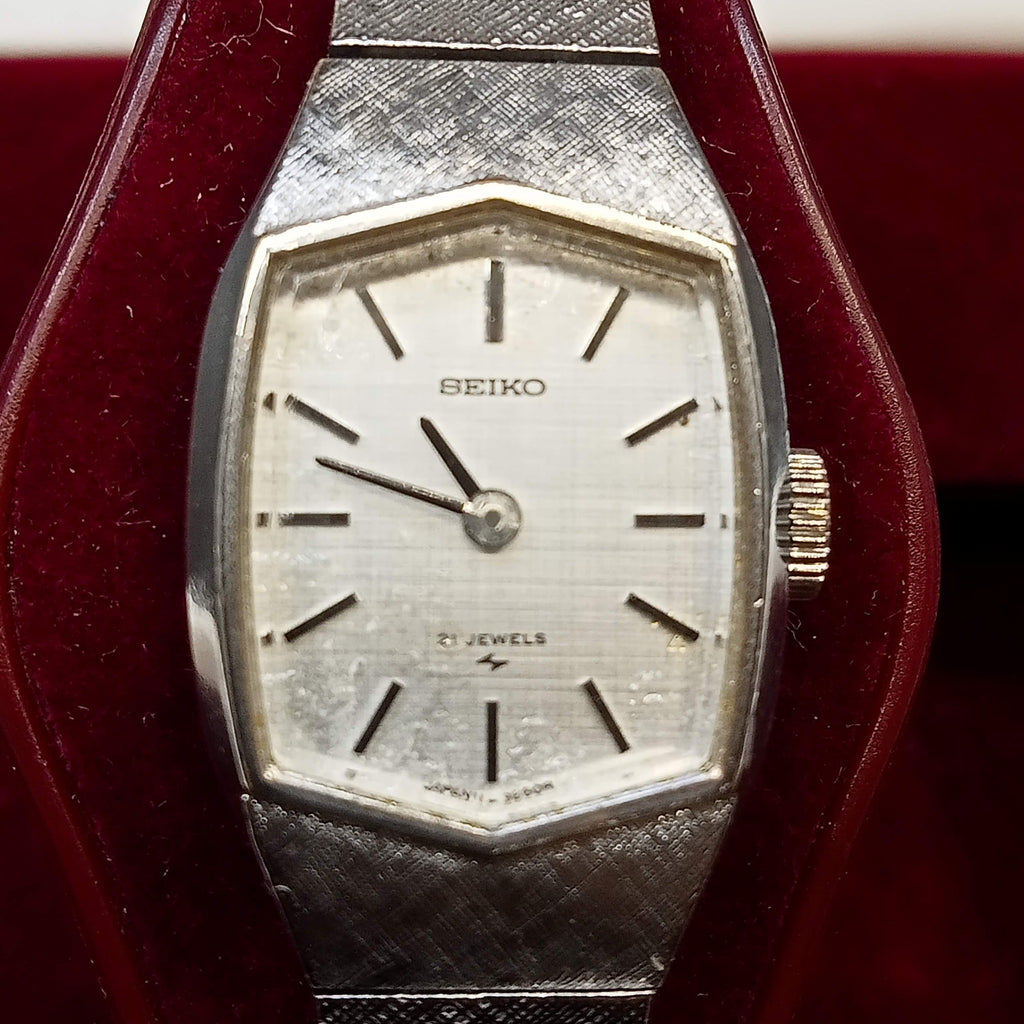Collectible! Birthday Watch November 1975! Seiko Lady 1100-4480 JDM 17J Mechanical Wrist Watch (OH)