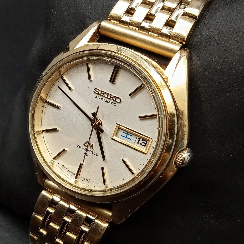 Birthday Watch April 1974! Seiko 5606-7190 Lord Matic SUWA 25J